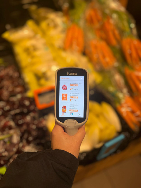 Boodschappen scannen Albert Heijn